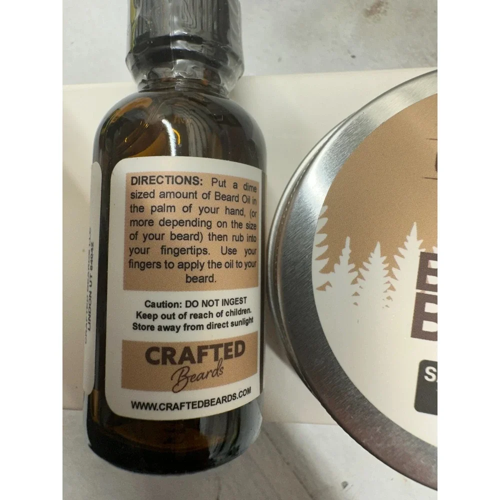 Beard‎ Oil and Balm Sandalwood Bourbon